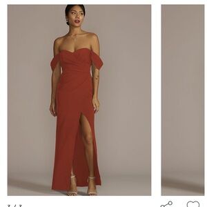 David’s Bridal Bridesmaid Dress - Cinnamon